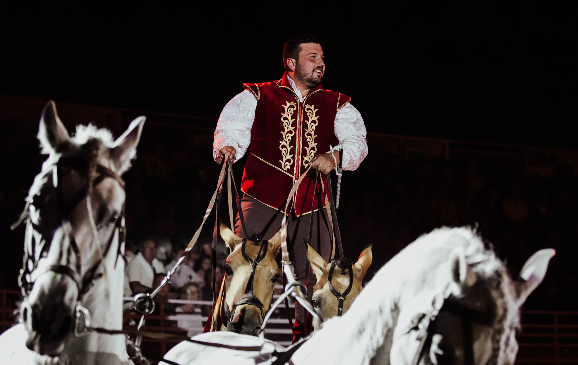 Benoît Soumille fondateur de la troupe Caval'Show