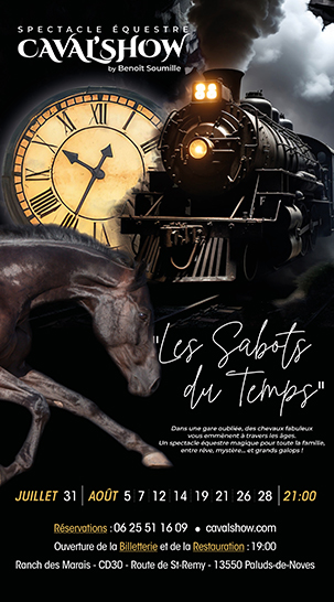 Affiche du spectacle à domicile 2025 Les Sabots du temps